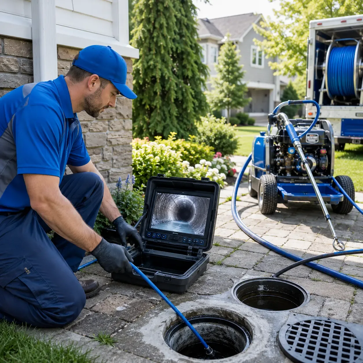 Outdoor drain cleaning professionals serving Sears, MI